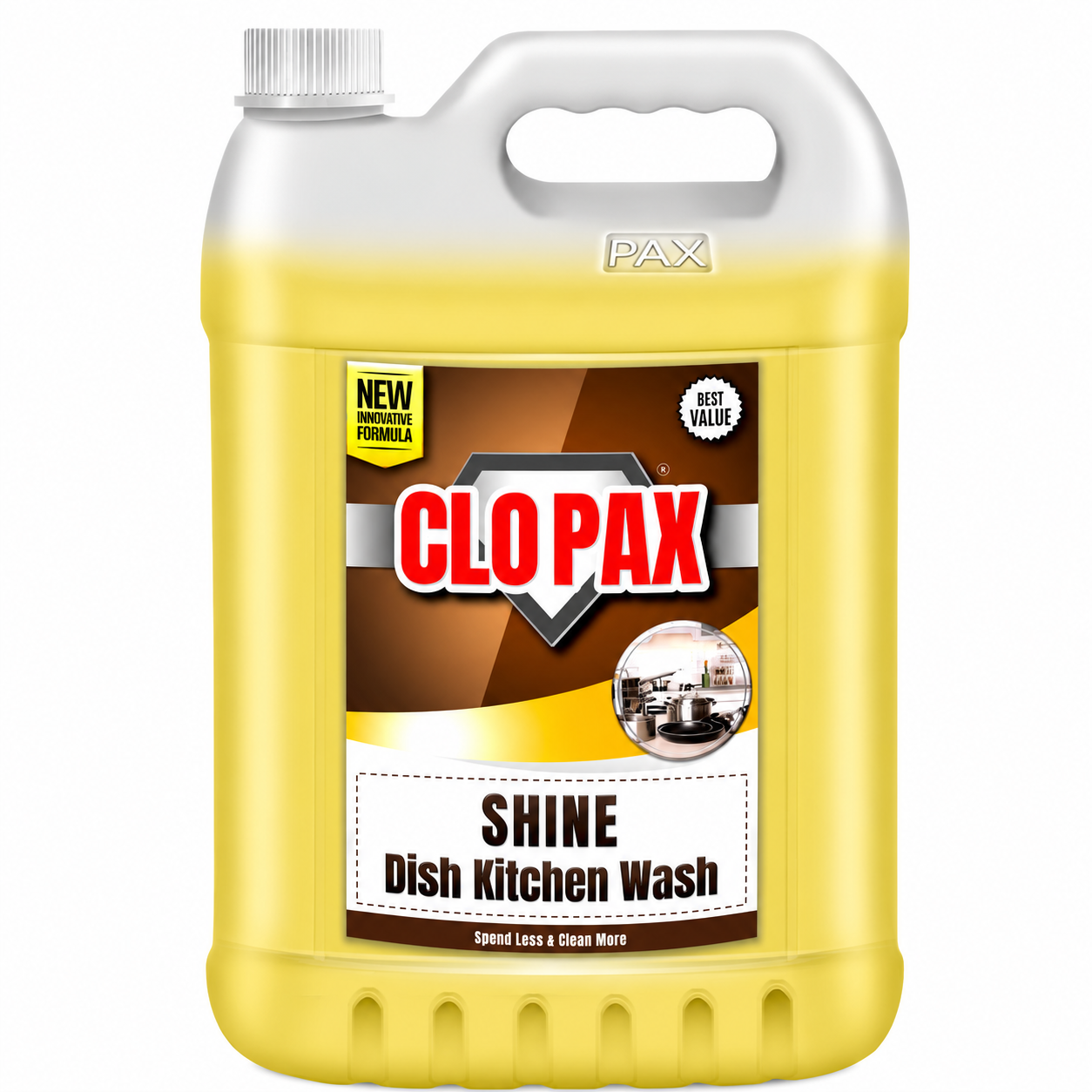 Clopax-Shine Dish Kitchen Wash-5 Ltr