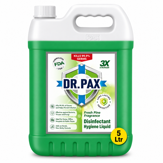 Dr Pax Hygiene Liquid Disinfectant Sanitizer Cleaner Concentrate-5 Ltr